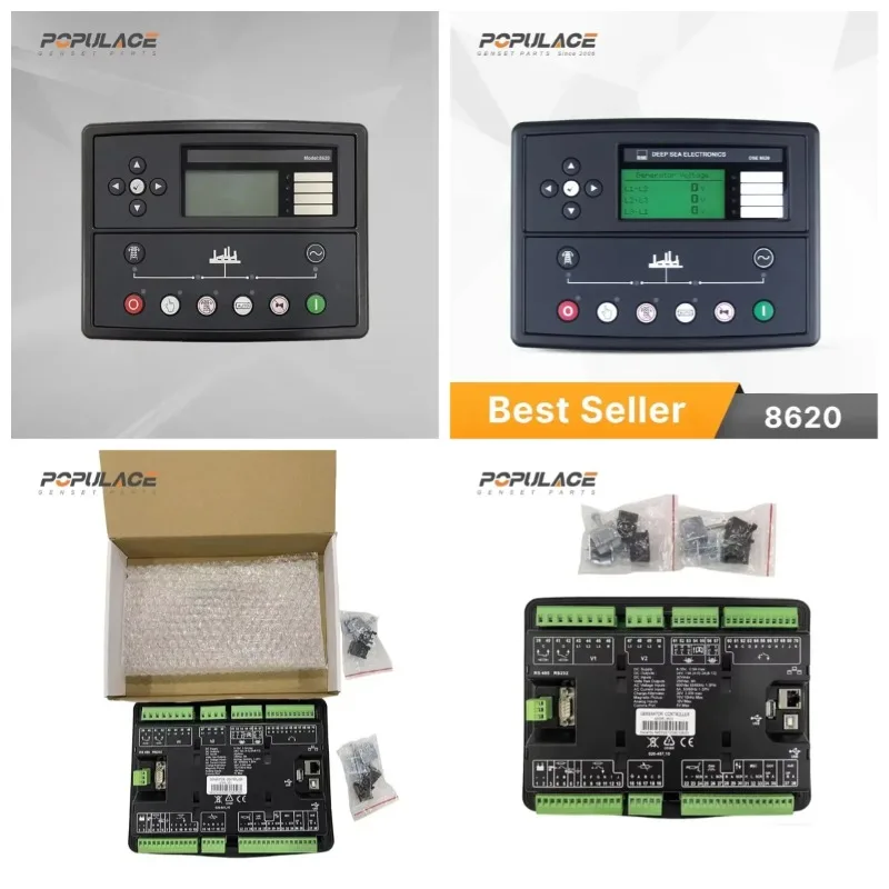 2026 Generator Control Modules AMF DSE8620 Automatic Generator Electronic Controller generator auto start control DSE8620