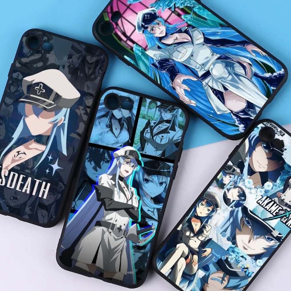 Akame Ga Kill Esdeath Phone Case For iPhone 15 14 11 12 13 Mini Pro XS Max Cover 6 7 8 Plus X XR SE 2020 Funda Shell