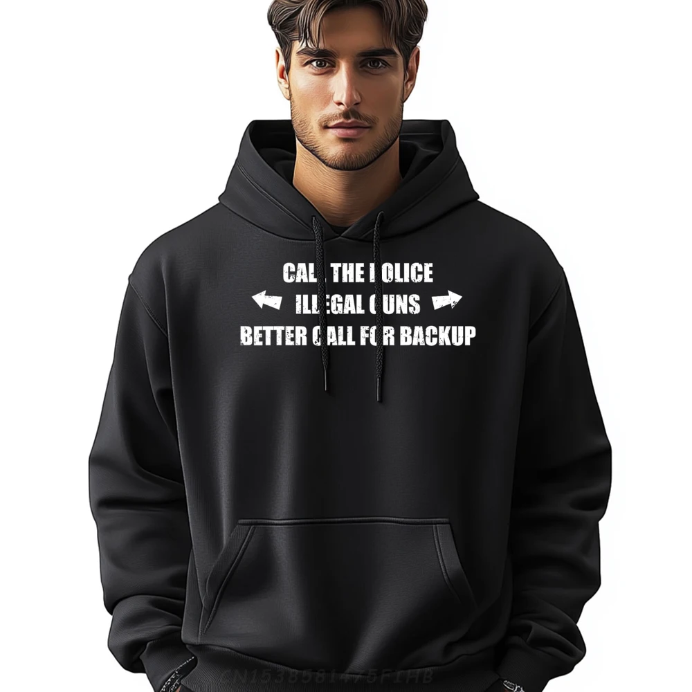 

Discount Mens Hoodies O Neck Long Sleeve Call For Backup Workout Gym Hoodies Family Hoodies