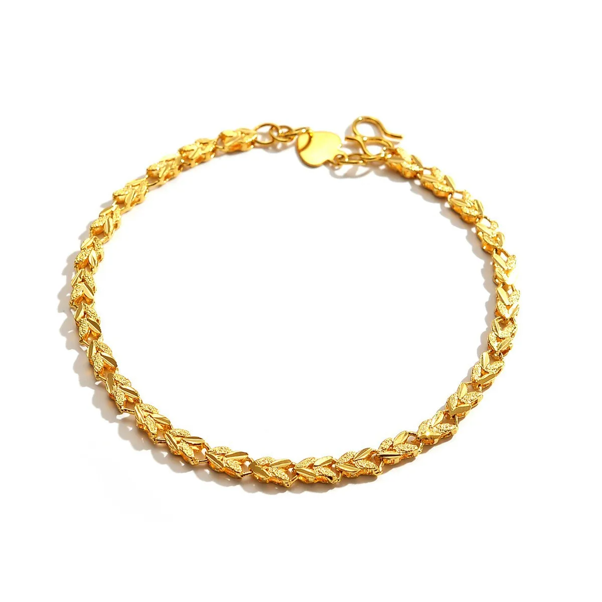 AU999 Gold Bracelet Womens Wedding Jewelry 24K Pure Gold Fashionable and Versatile Goddess Bracelet Cocktail Party Jewelry