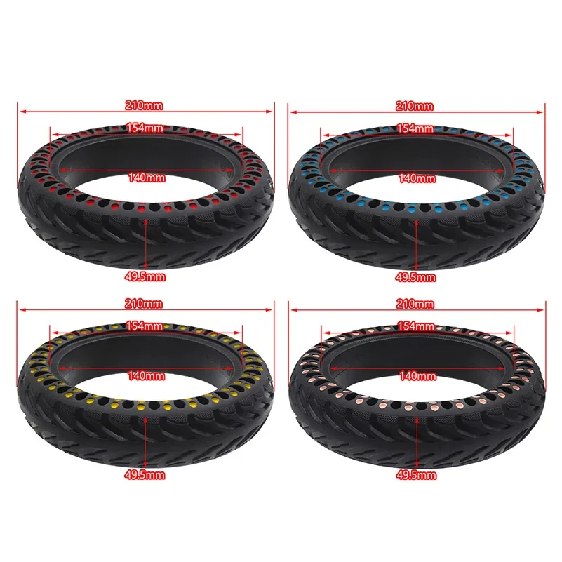 hot sale 8.5x2.0 Rubber for Xiaomi Mijia M365 Dualtron Mini Electric Scooter High Quality Accessories 8.5 Inch Solid Tire