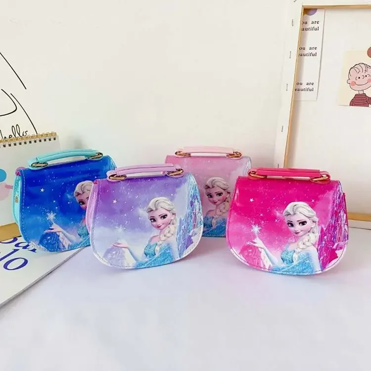 Disney Cartoon Gefrorene 2 Original Schulter Taschen Prinzessin Elsa Anna Nette Druck Messenger Tasche Kinder Mädchen Mode Handtasche Geschenke