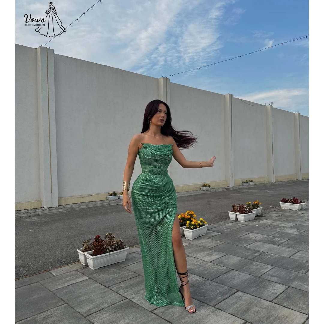 

Vows Off the Shoulders Evening Dresses Woman Elegant Woman Dress Fishtail Skirt Ball Gown Dresses for Special Occasions Slit