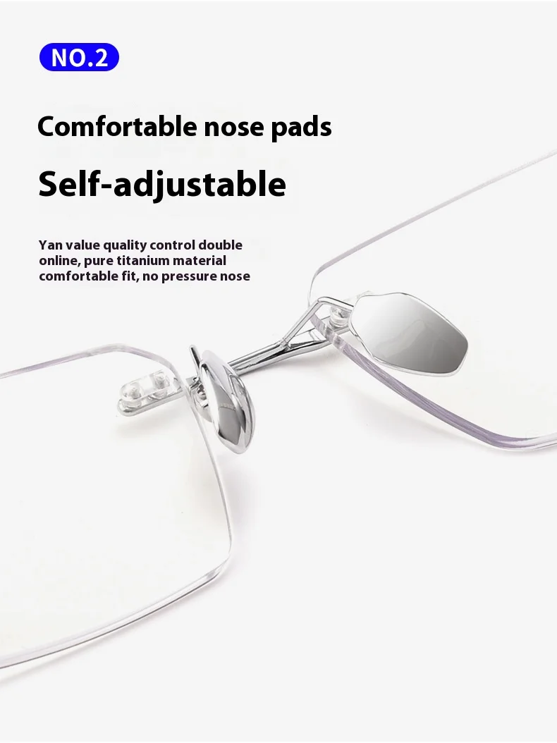 شهم بدون شفة نظارات عدسة بصرية نظارات مصمم اليدوية وصفة طبية قصر النظر نظارات القراءة الرجال الشؤون التجارية