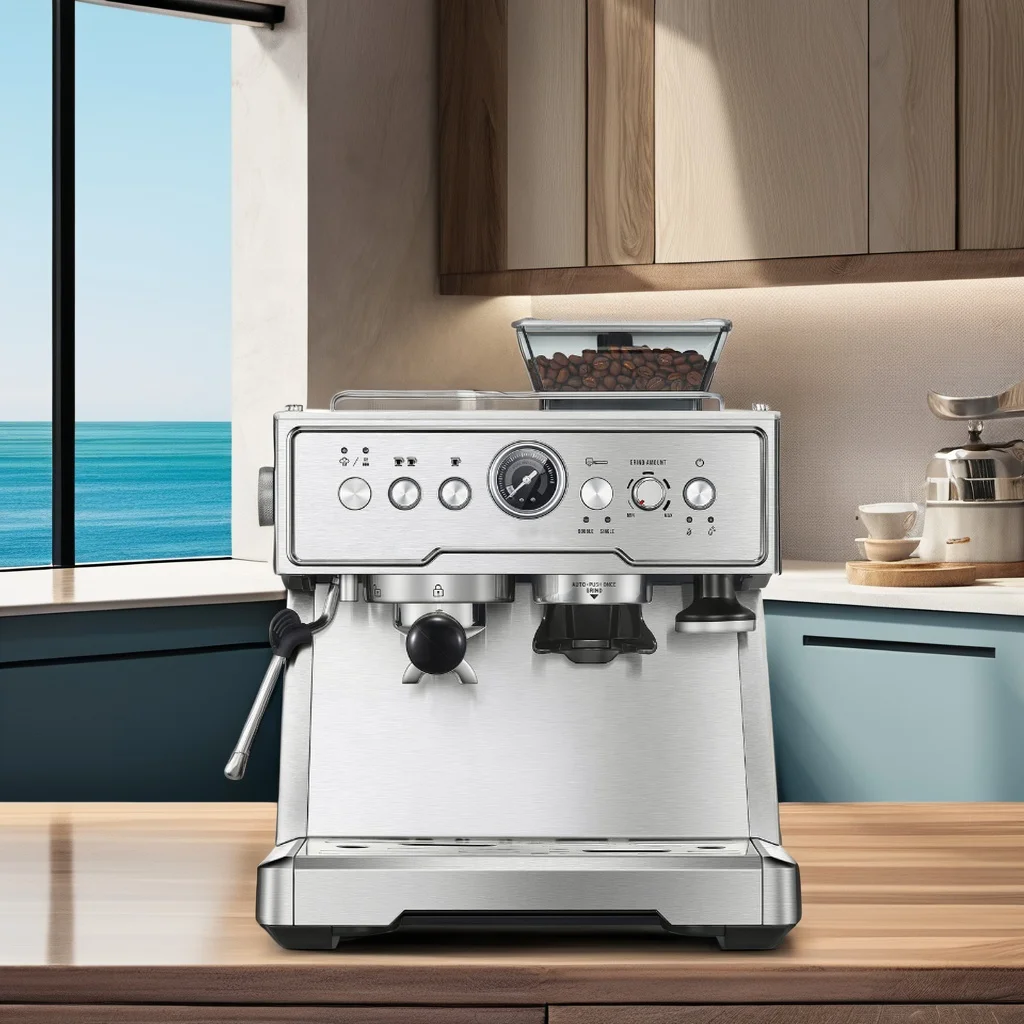 3 في 1 كافيهاتيرا أفضل ماكينة صنع قهوة الكابتشينو التجارية الإيطالية باريستا اسبريسو للمنزل