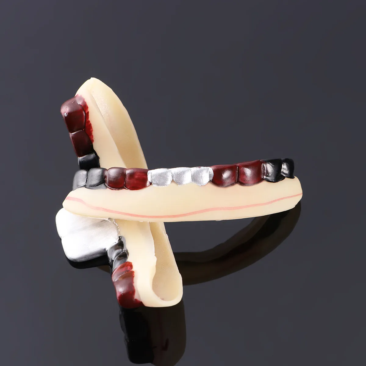 

Halloween Gag Props Fausse Dent Fake Tooth Front Replacement Fangs False Costume Party