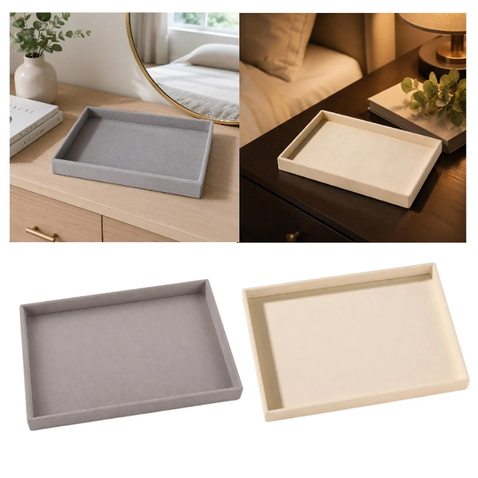 Jewelry Tray Countertop Accessory Practical Earring Display Multifunction Bracelet Holder for Live Broadcasting Shop Dresser