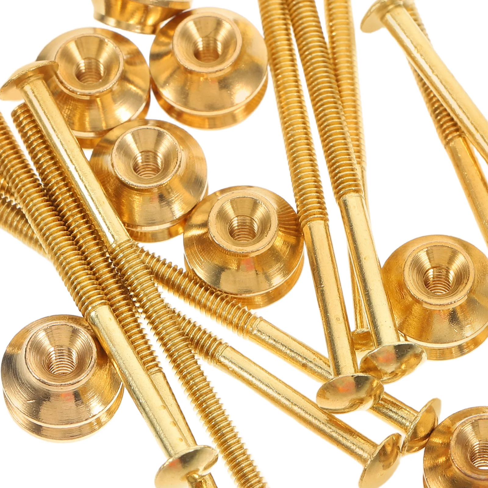 

10 set Socket Head Copper Screws Petal Nut Kit Replacement For Teapot Knob Furniture Metal Applications Nut Bolt Sets