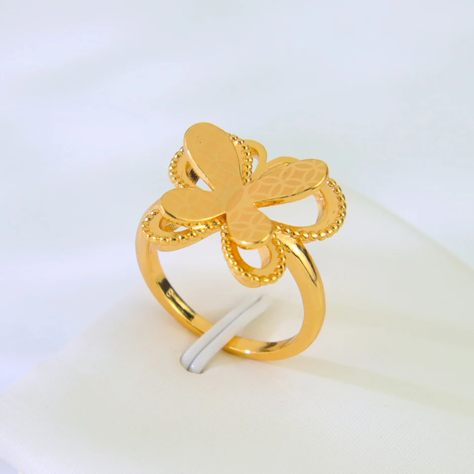 Türkische Goldmünzen Ring 21 Karat vergoldet Dubai Braut Hochzeit Paare Ringe Arabisch Islamische Frauen Ramadan Party Schmuck – Detail 12