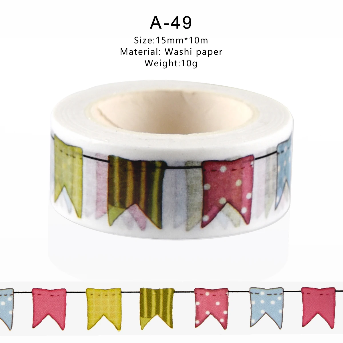10M Grid Vintage Washi Tape (Japanese Paper)