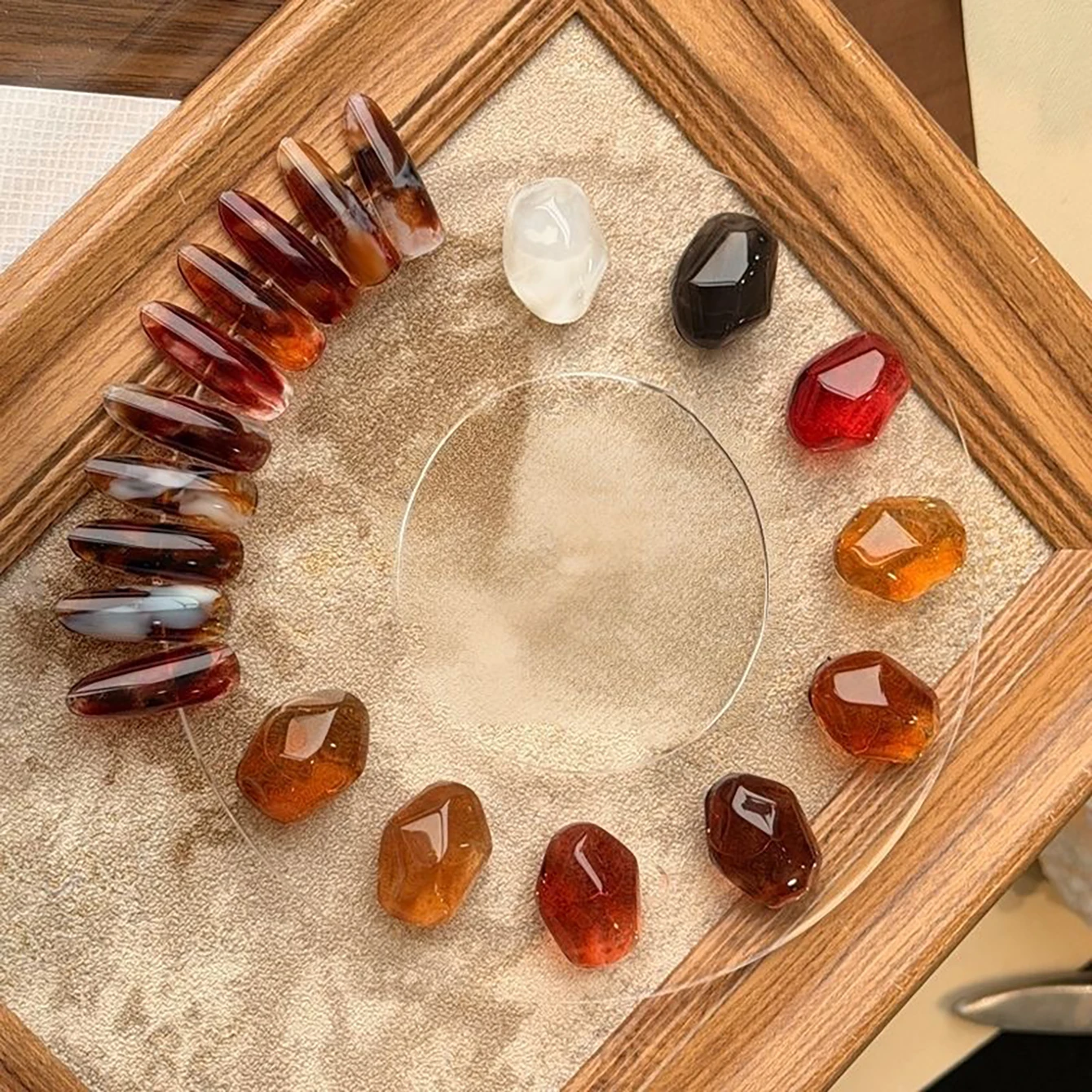 9-Fächer Nagelkunst-Glas-Ombre-Pudding-Gel - 2026 Herbst Neuheit Eis-Klar Karamell-Bernstein Glas-Ombre Nagelkunst Herbst-Winter-Essential – Detail 10
