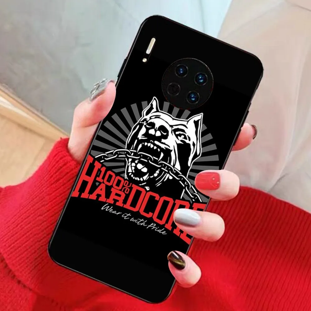 100 Hardcore Dog To The Bone Phone Case For Huawei Mate 10 20 30 40 50 Lite Pro Nova 3 3i 5 6 SE 7 Pro 7SE