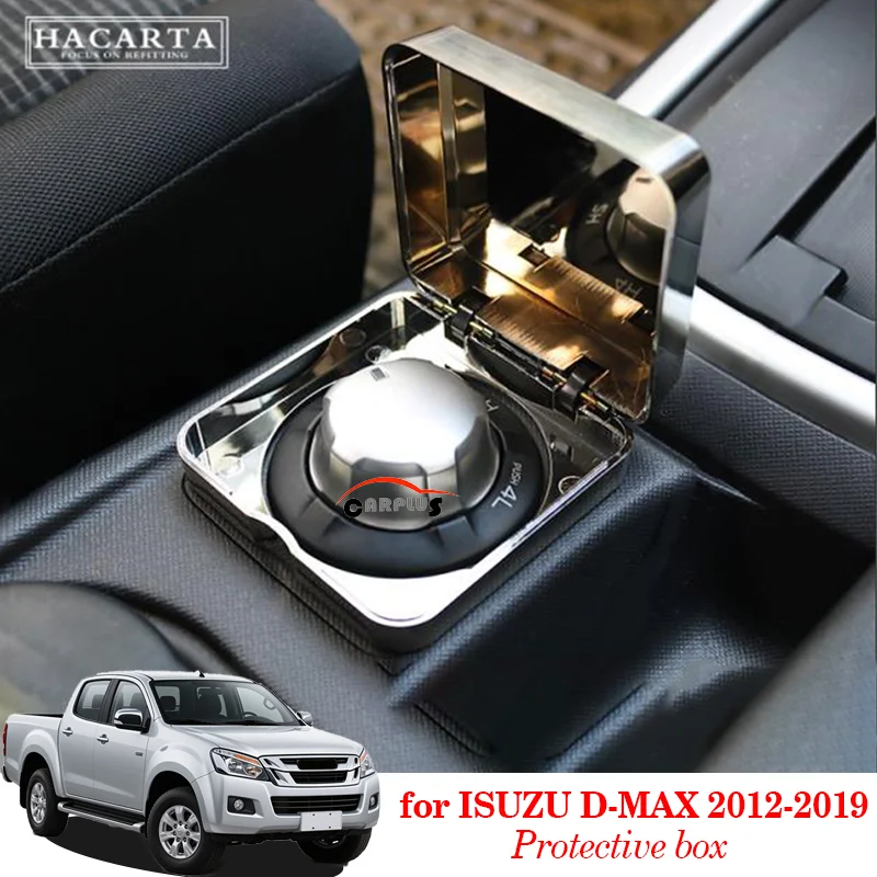 For ISUZU D-MAX 2012-2019 4WD Switch Protection Case Cover Key Protection Case Modified 4WD Box