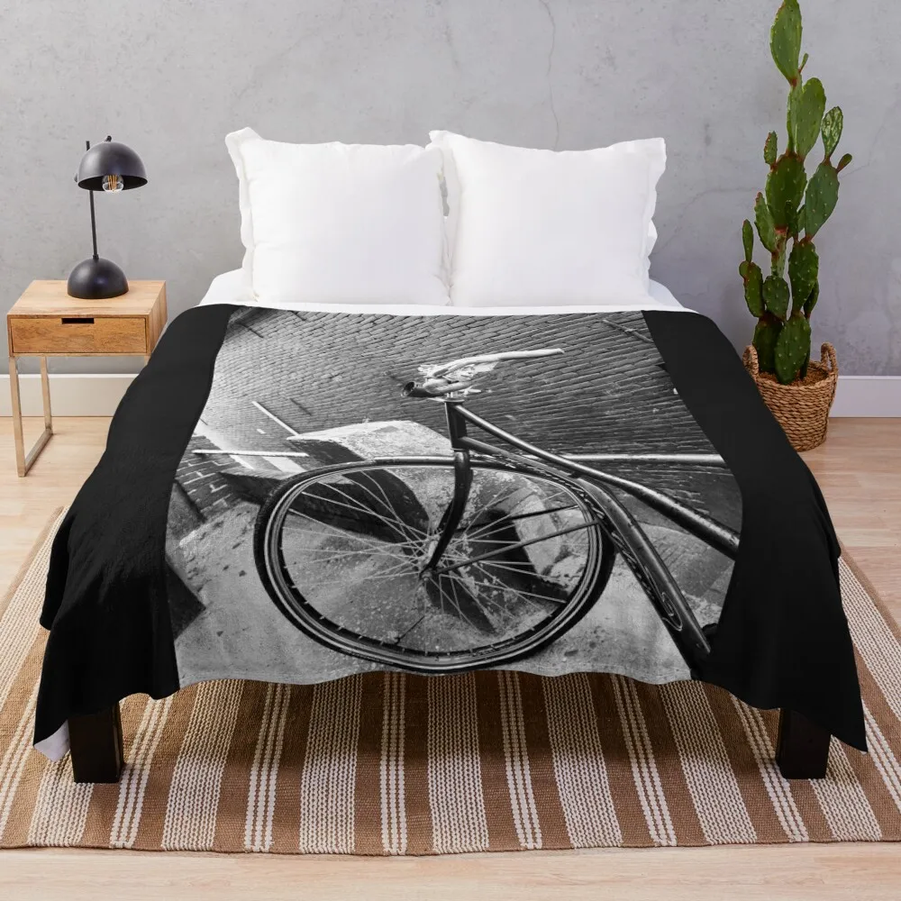 Bicycle original phot by Genaro Throw Blanket Polar funny gift halloween Cute Blankets