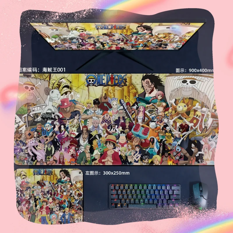 متوفر قطعة واحدة لوحة ماوس على شكل شخصية أنيمي كبيرة لوحة ماوس ألعاب كمبيوتر محمول ملحقات الكمبيوتر ديكور مكتبي هدايا زينة