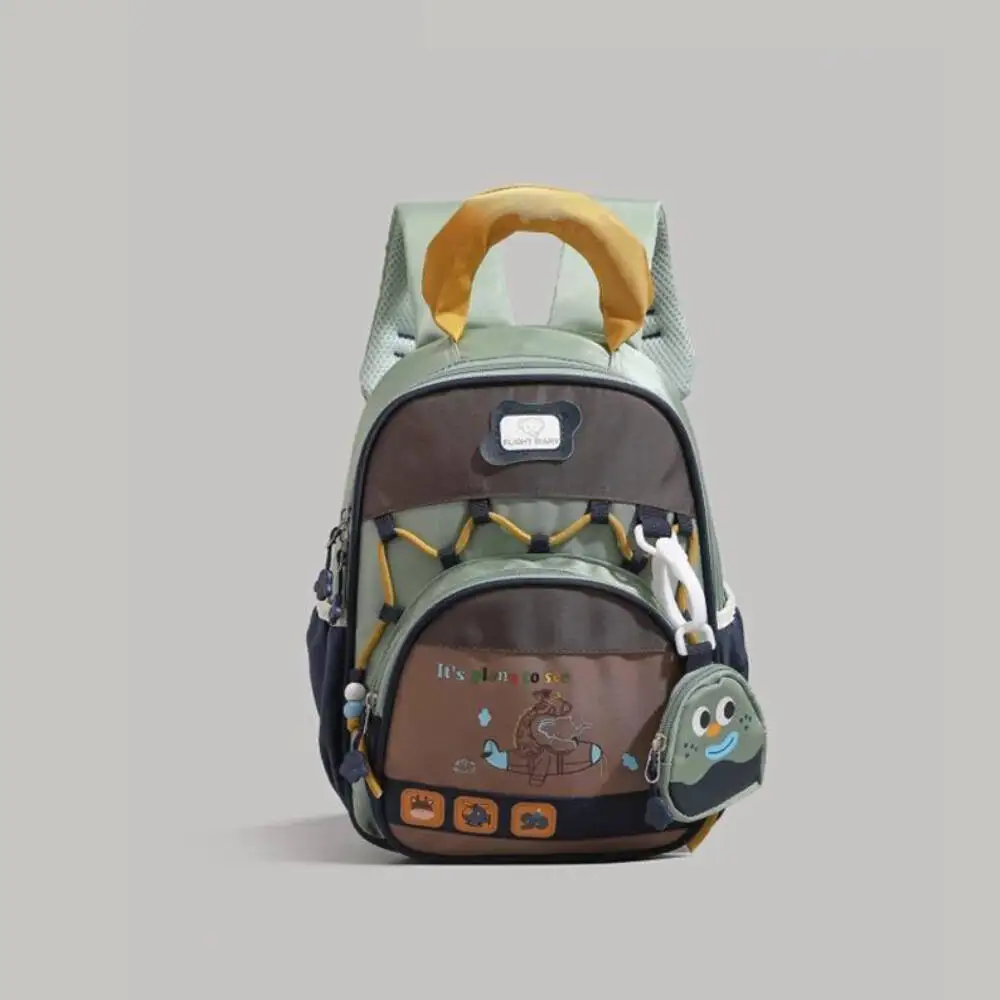 New Cartoon Kindergarten Backpack Mini Kids School Bag For Boys Girls Toddler Baby Unisex Lightweight Durable Retro Casual