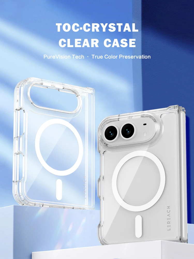 Für iPhone 18 Ultra Hülle Magnetische Hartabdeckung TPU+PC Klare Sturzsichere Handyhülle Für iPhone 18 Ultra – Detail 3