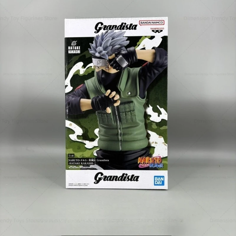 Bandai In Voorraad Banpresto Grandista Anime Naruto Shippuden Hatake Kakashi Figuur Actie Speelgoed voor Jongens Meisjes Kinderen Geschenken DT