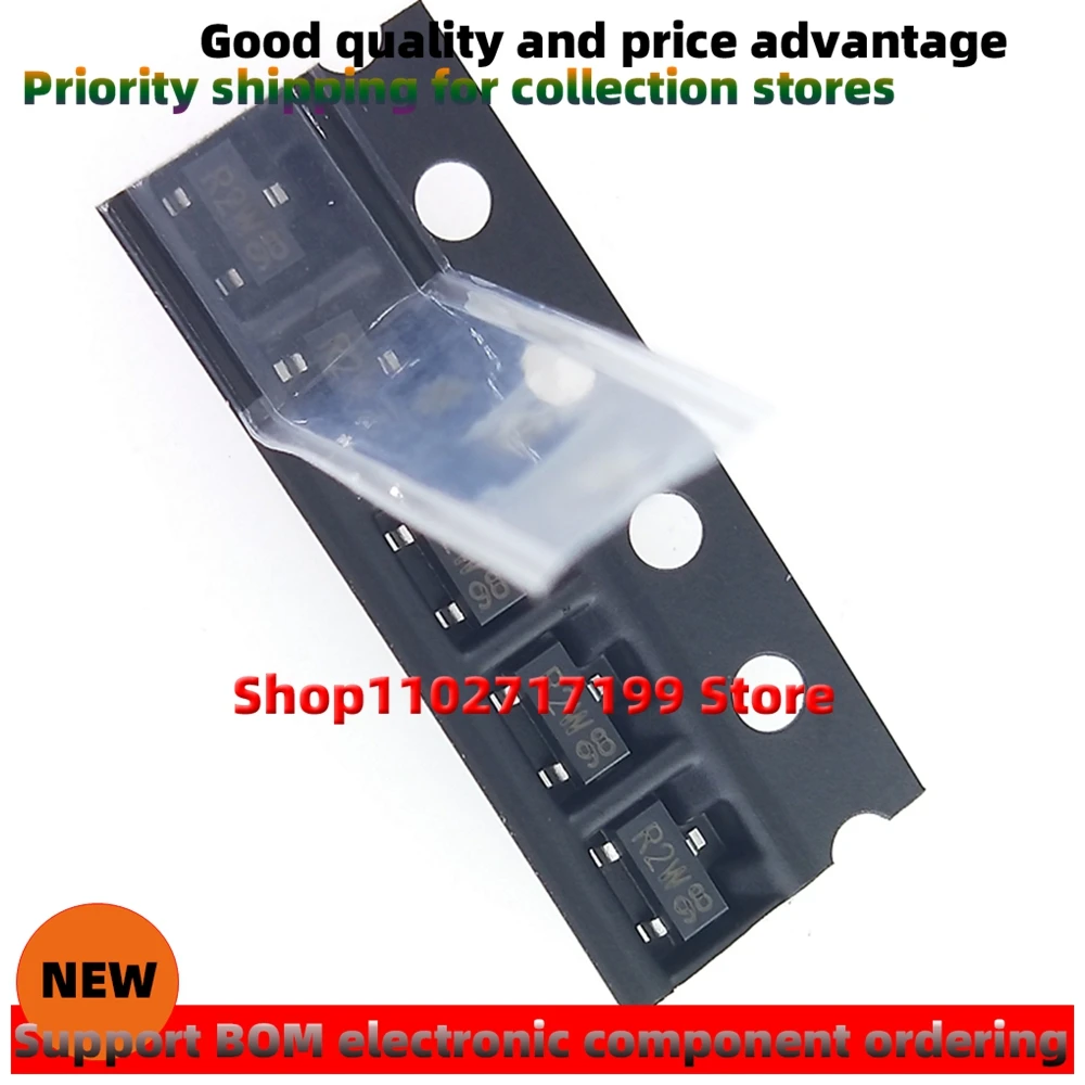 100pcs/LOT  BFR93A silkscreen R2W SOT-23 new original mosfet
