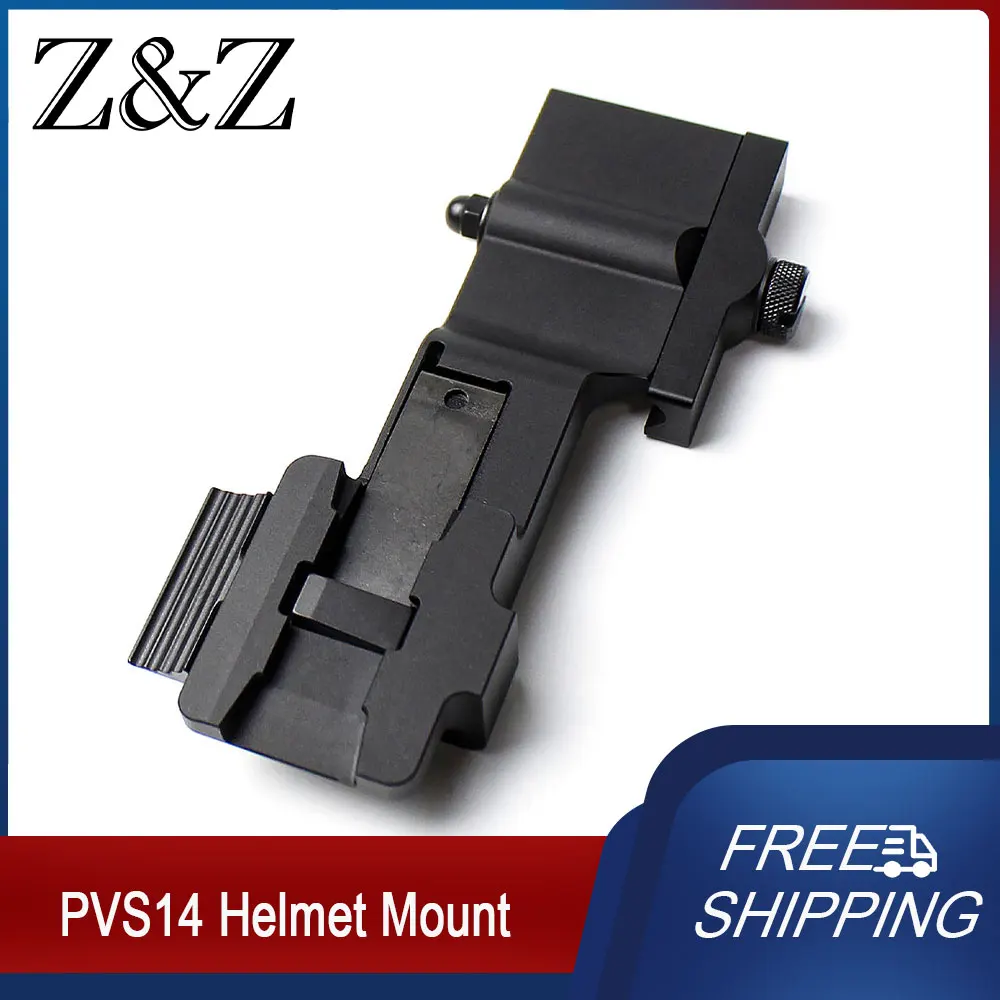 

Z&Z Metal Helmet Mount Kit for PVS-14 Night Vision Mount Adapter Monocular Sights Bracket Tactical Hunting Accessories