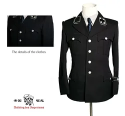 EMD   German M32 Cavalry Twill Tunic in Black – Timeless Military Heritage