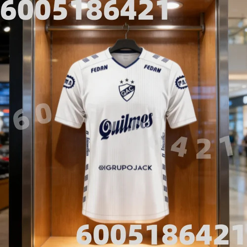 Camiseta de fútbol a la moda para adultos y niños, camiseta deportiva con estampado 3D de Argentina Quilmes 2022, camiseta familiar de verano de secado rápido, suave y ligera