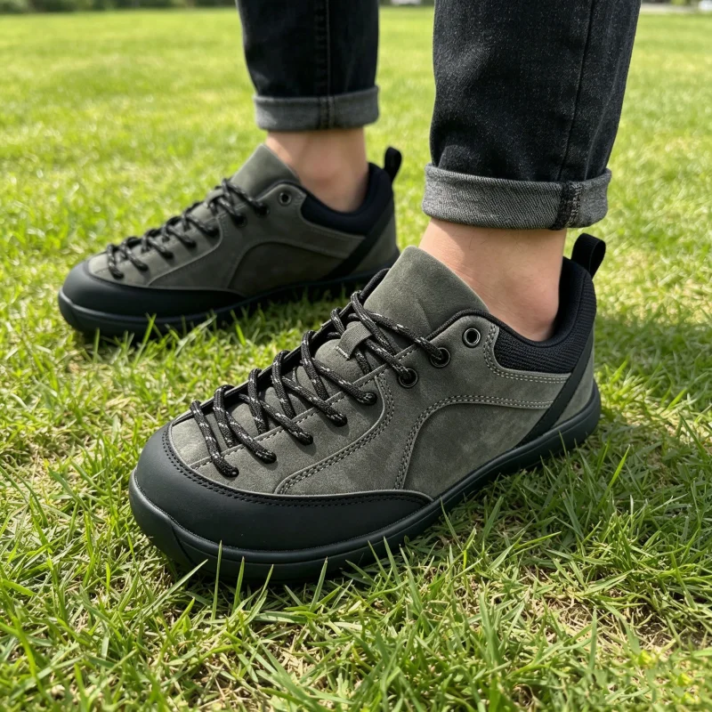 Outdoor Wide Last Sports and Leisure Shoes for Men, lightweight Hiking Shoes with Soft Soles and Soft Surfaces, anti Slip and We