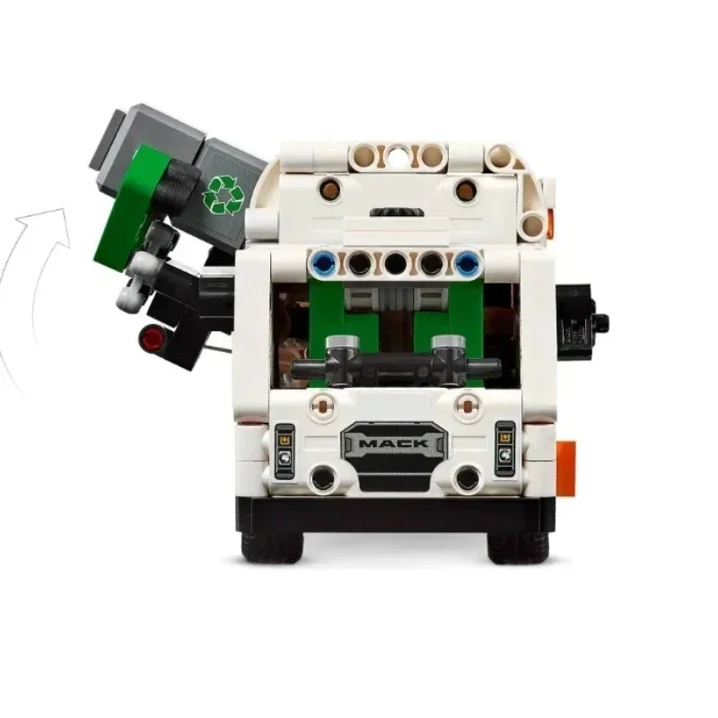 503 قطعة ماك LR شاحنة القمامة الكهربائية اللبنات تجميع الطوب لعبة هدية للأطفال الأطفال #5