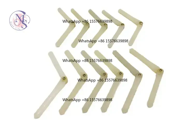 ZOCI-10Pcs Pin Hinge Aileron Hinge for RC Fixed-Wing Aircraft Control Surface, D2.5×L50mm / D4.5×L48mm Airplane Wing Accessories