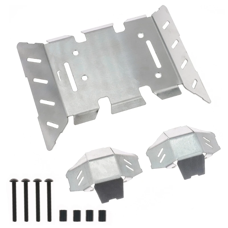 

Easy Install Stainless Steel Underbody Plates For Off Road Remote Control Models Accessories 15UB