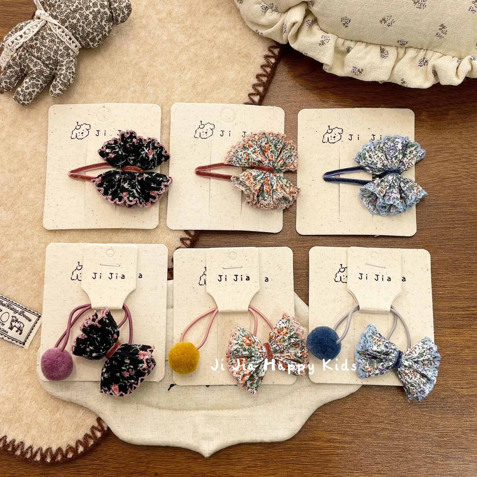 

Baby Girls Bow Hair Clips Cotton Linen Ruffle Clip Set Gentle Alligator Barrettes Cute Hair Accessories for Kids Toddlers Gift