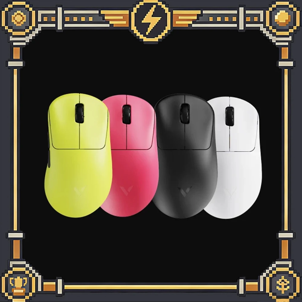 Rapoo VT3S Pro V2 Mouse Dual Mode Wireless Mice Paw3955 Sensor 8000Hz Polling Rate Lightweight Gaming Mouse PC Accessories