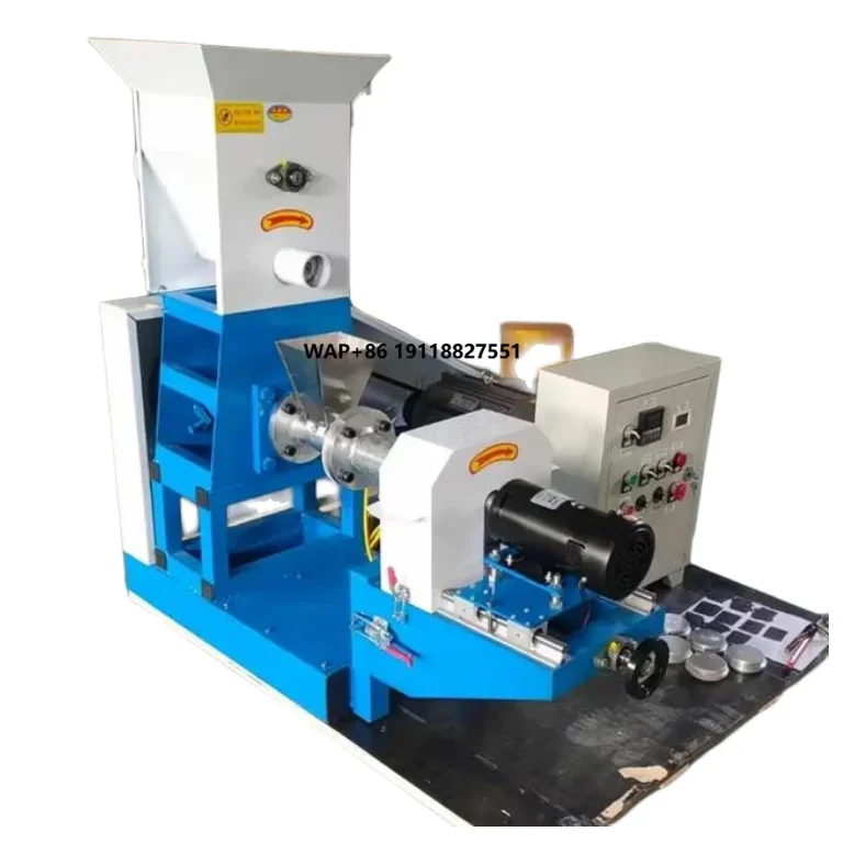 

Hot Sale High Output Small Pet Cat and Dog Food Pellet Feed Processing Machine Floating Fish Feed Pellet Extruder Machine Plant