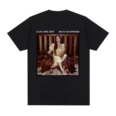 Singer Lana Del Rey Print T Shirt Women Fashion Hip Hop Men's Tshirts Streetwear Harajuku Short Sleeve T-Shirt Unisex Summer Tee