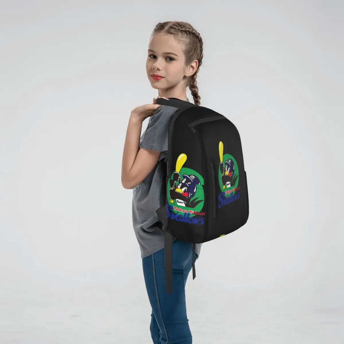 Tokyo Yakult Swallows Backpack Daypack Boys Girls BookBag School Bag Shoulder Bags for Men Women