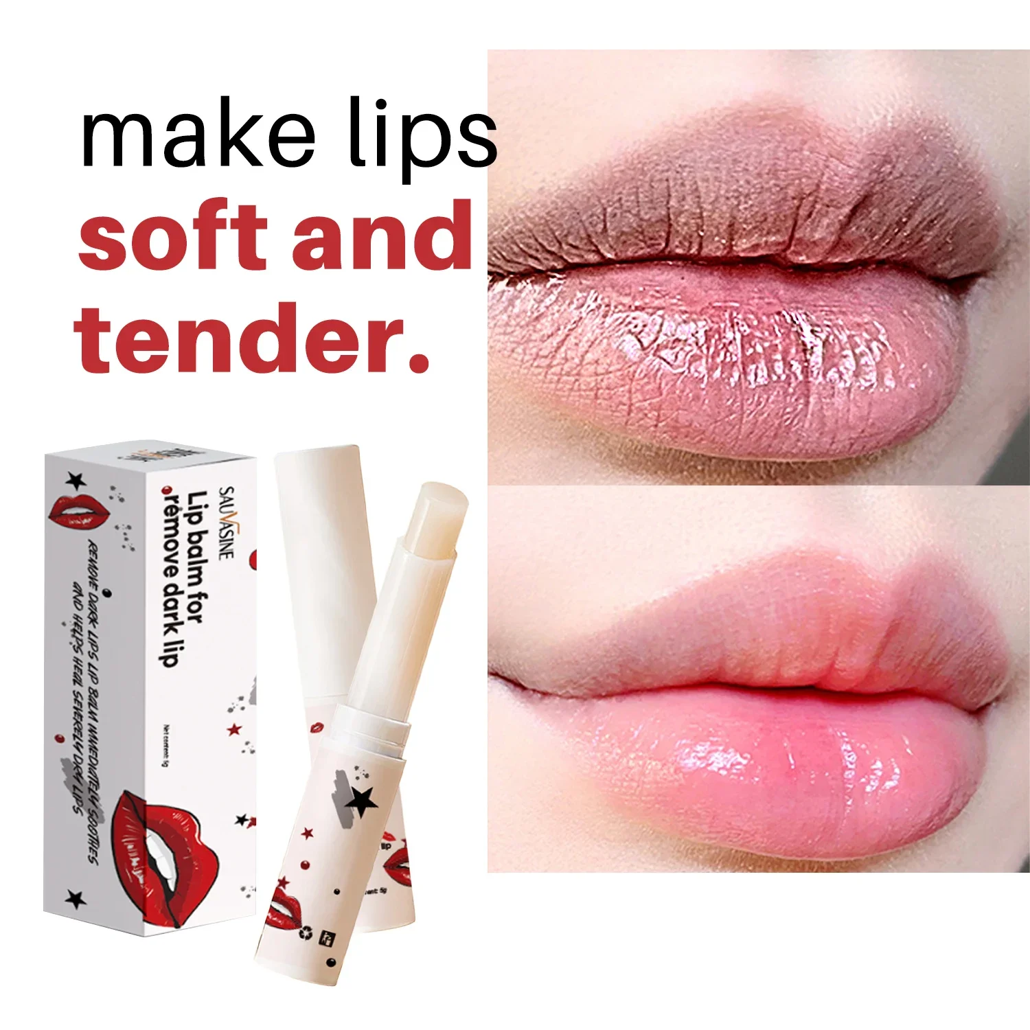 

Black Moisturizer Lip Balm Treatment Remove Dark Smoke Lips Lip Care Whitening Moisturizer Nourishing Essence Skin Care