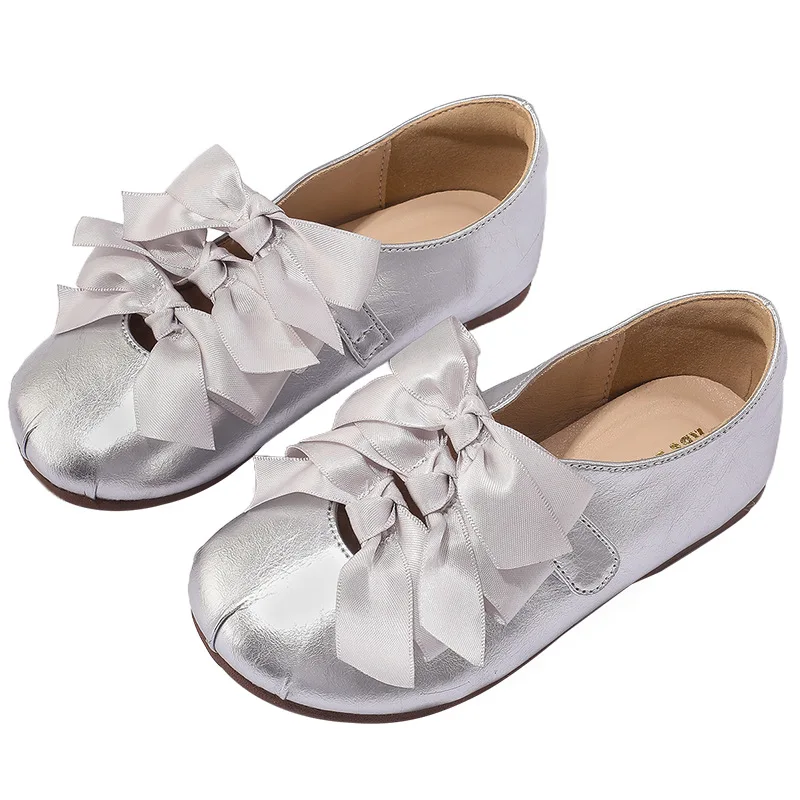 

Girls' Princess Shoes 2025 Spring New Collection Children's Shallow Mouth Mary Jane Shoes Little Girls' Soft Soled Leather Shoes