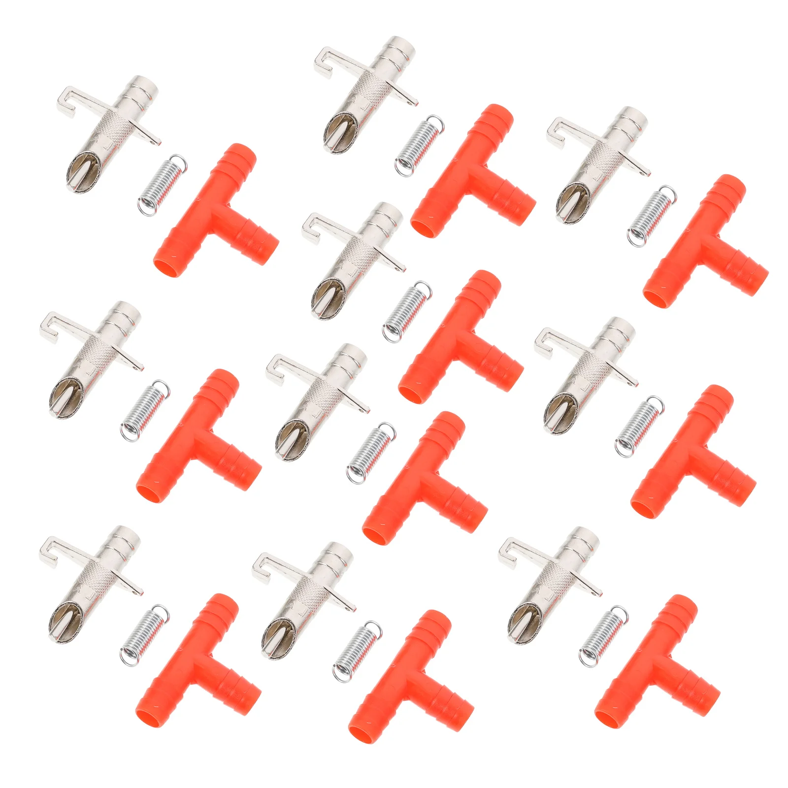 

30 Sets Automatic Water Feeders 35x28mm Stainless Steel Plastic Rabbit Ferret Chinchilla Cage Accessories Easy