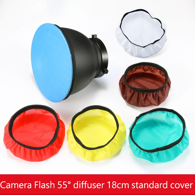 فلاش كاميرا 55 درجة القياسية غطاء فلاش غطاء قماش لينة لينة القماش 18 سنتيمتر غطاء قياسي لينة القماش
