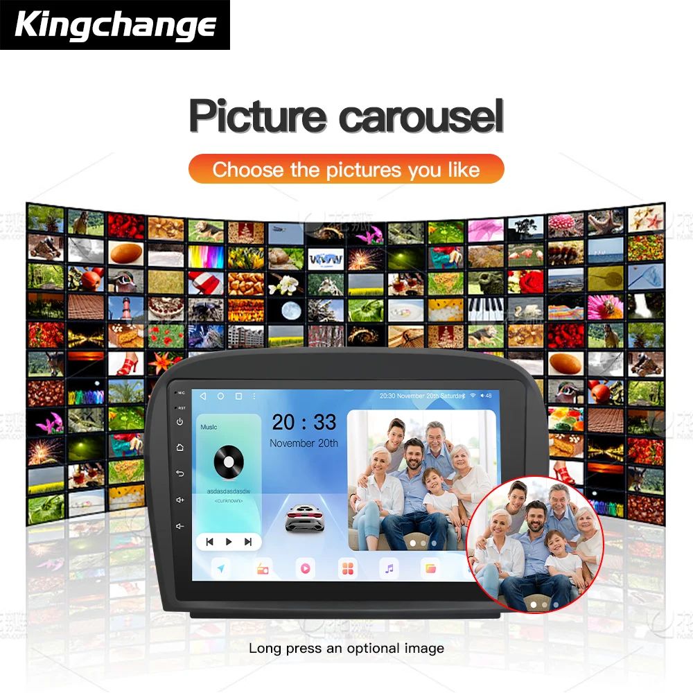 Kingchange Android 14 Car Multimedia Player Stereo 9