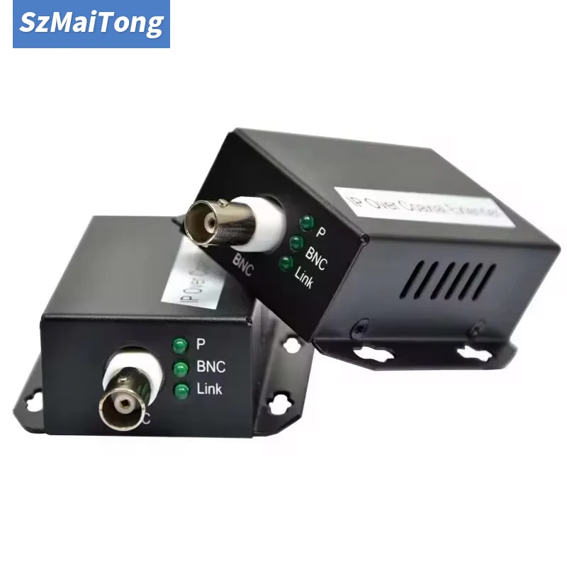 

IP Network to Coaxial Extender Transfer from Net Cable Transmission to Coax Line 500M Ethernet RJ45 Converter for CCTV camera