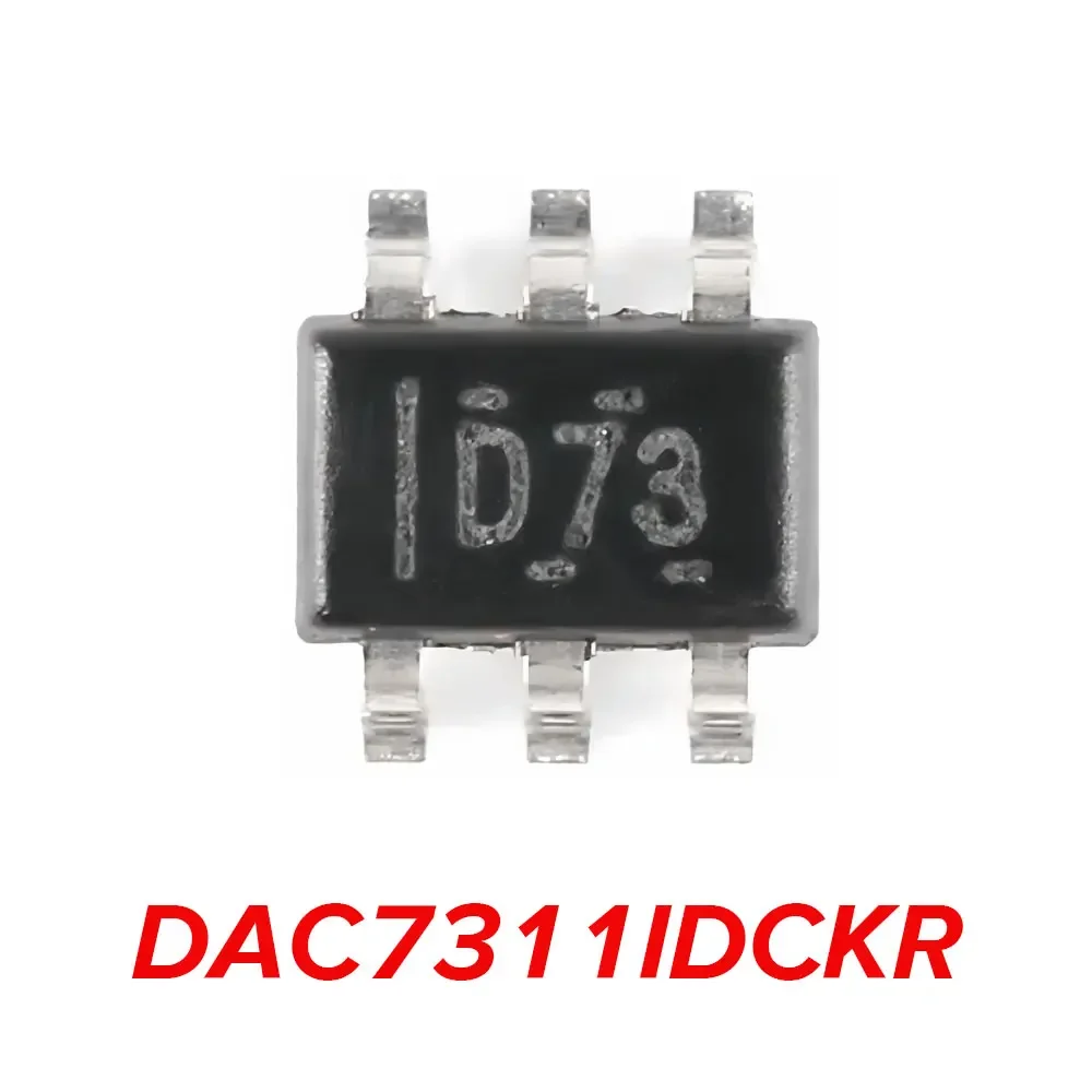 5PCS DAC7311IDCKR DAC7311 D73 SOT-363-6 IC Chip