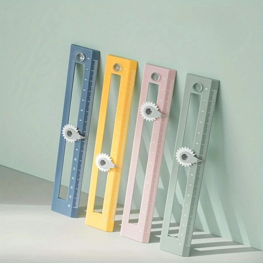 1pc 2-in-1 Compass and Ruler - Multi-functional geometric drawing tools, DIY precision drawing and handcrafted design supplies