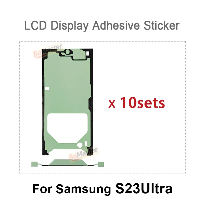 10Pcs LCD Display Adhesive Waterproof Sticker for Samsung Galaxy S23 S24 S25 Plus Ultra FE Front Side Seal Tape Adhesive Glue image 2