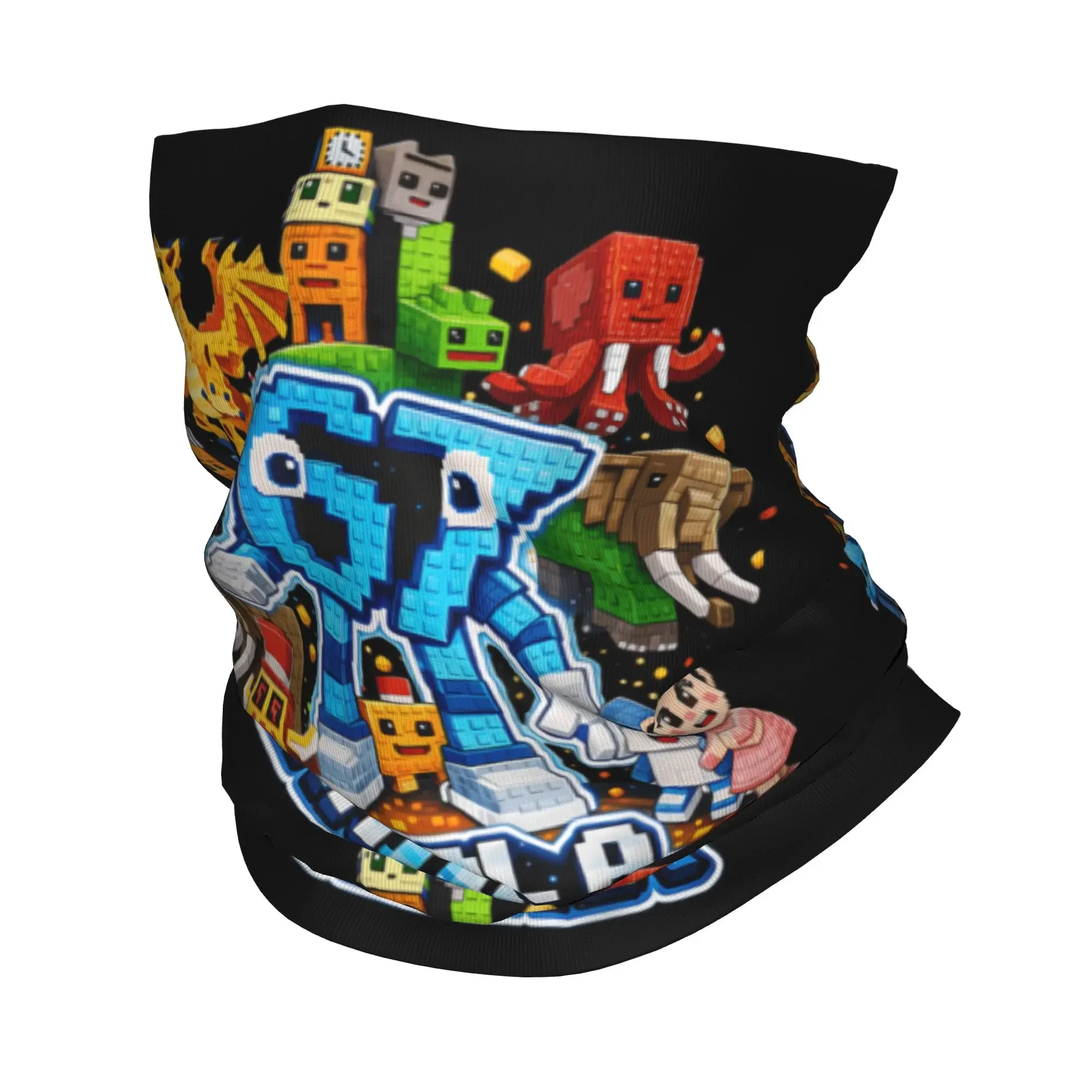 Six Seven Brainrot Italian Funny 67 Gaming Meme Neck Gaiter Women Men Windproof Winter  Bandana Scarf for Hiking