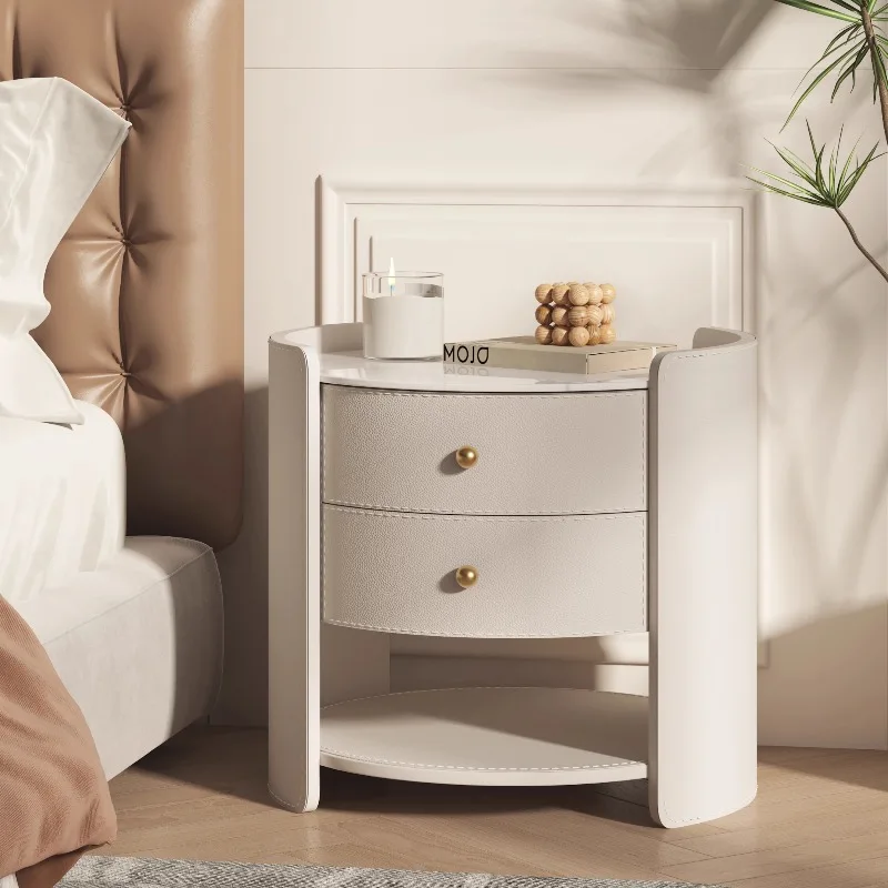

White Bedroom Bedside Table Modern Designer Wood Living Room Bedside Table Coffee Storage Dresser Mesitas De Noche Furniture