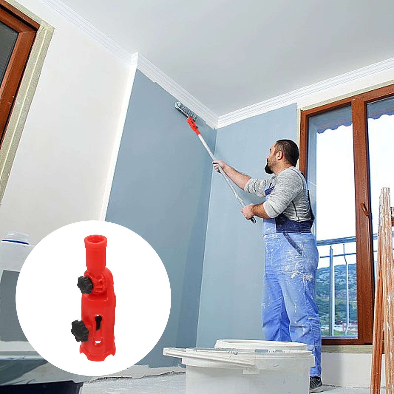 

Universal Clamp Blow Dryer Holder Brush Travel Angle Paint Extender Blueprint Tube Bucket Lid Opener Airtight Containers