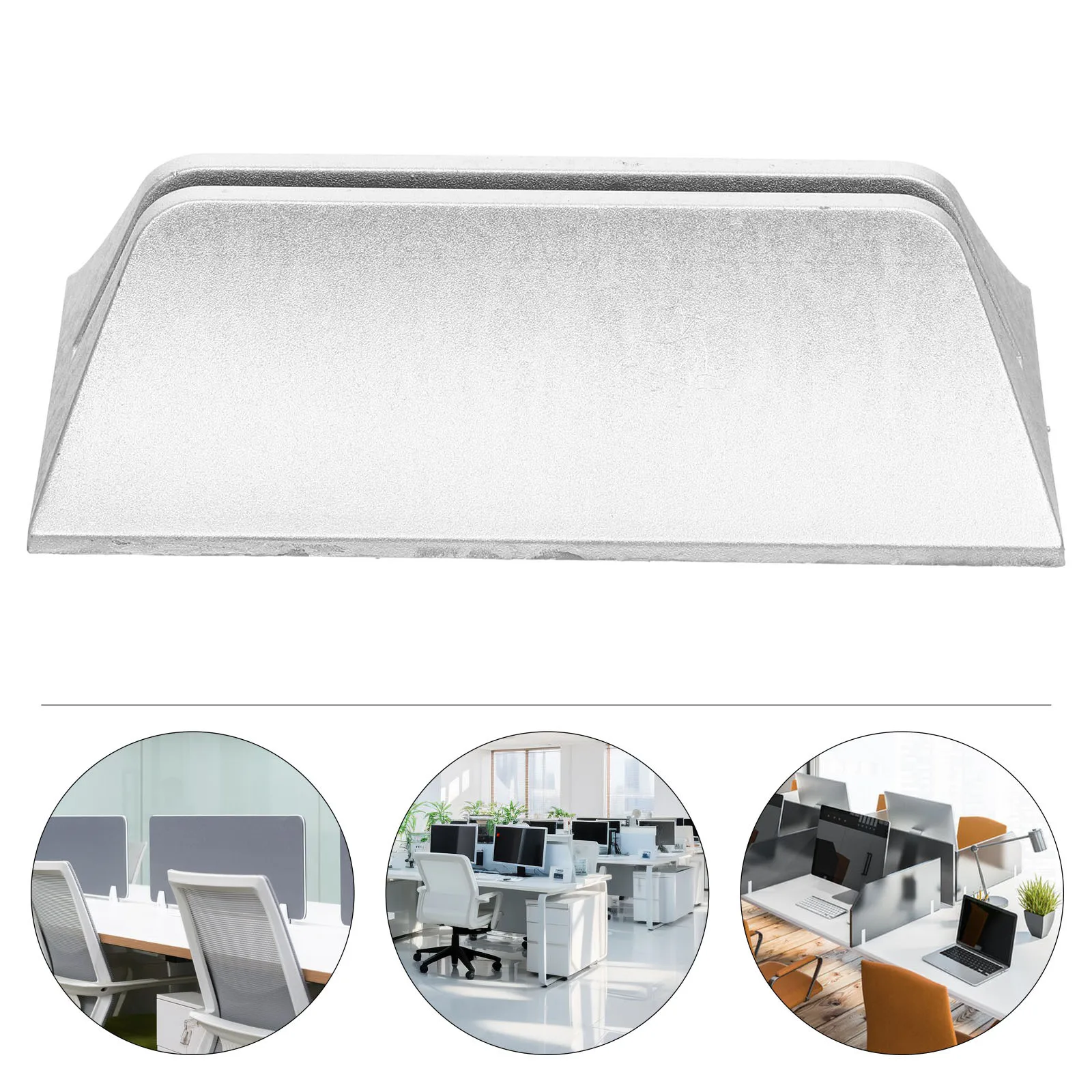 2pcs Desk Divider Clamps Adjustable Table Partition Clip For Glass Panel Office Workspace Splicing Sneeze Guard Clamp