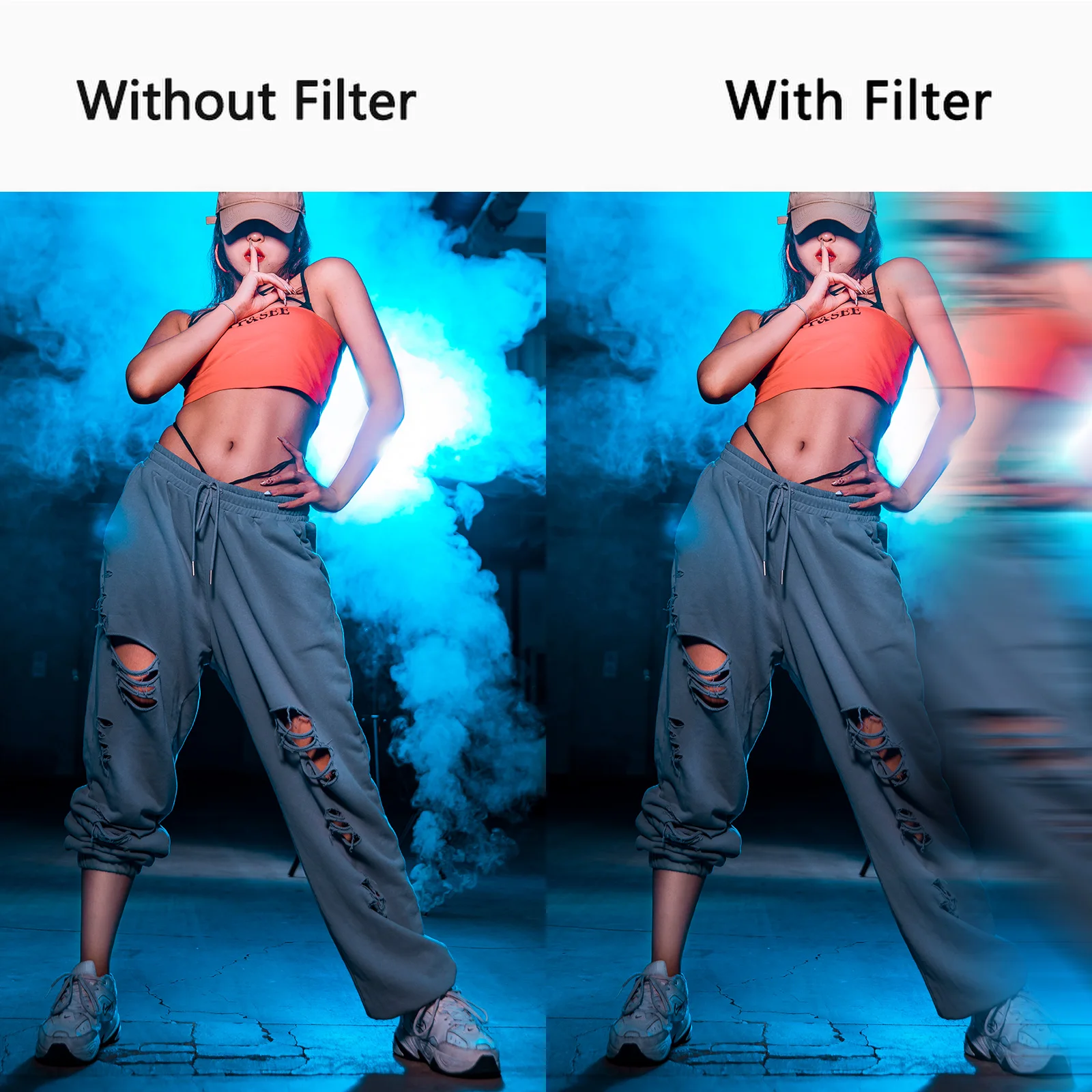 Ghost FX Super Speed ​ ​ Filtr Pryzmatyczny Jednostronny Efekt Ghosting Specjalne Efekty Fotograficzne Do Aparatów Fotograficznych i Kamery Wideo Akcesoria — zdjęcie produktu 4