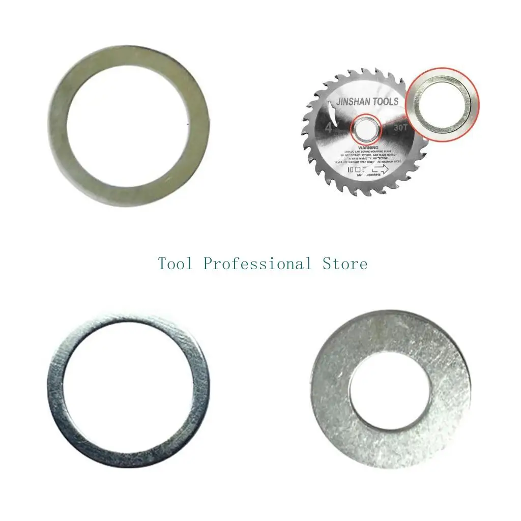 57QF 11Pieces Circular Blade Reduction Ring Spacer Washer Bushing Stainless Steel